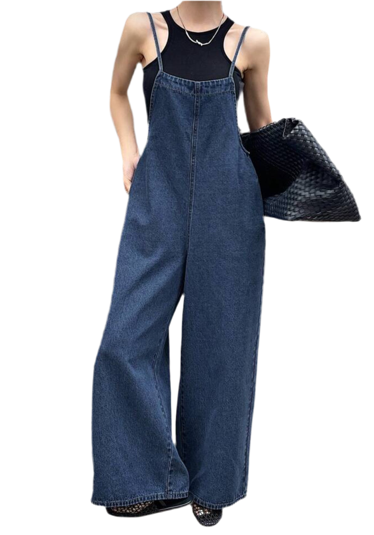 90s Baggy Denim Jumpsuit