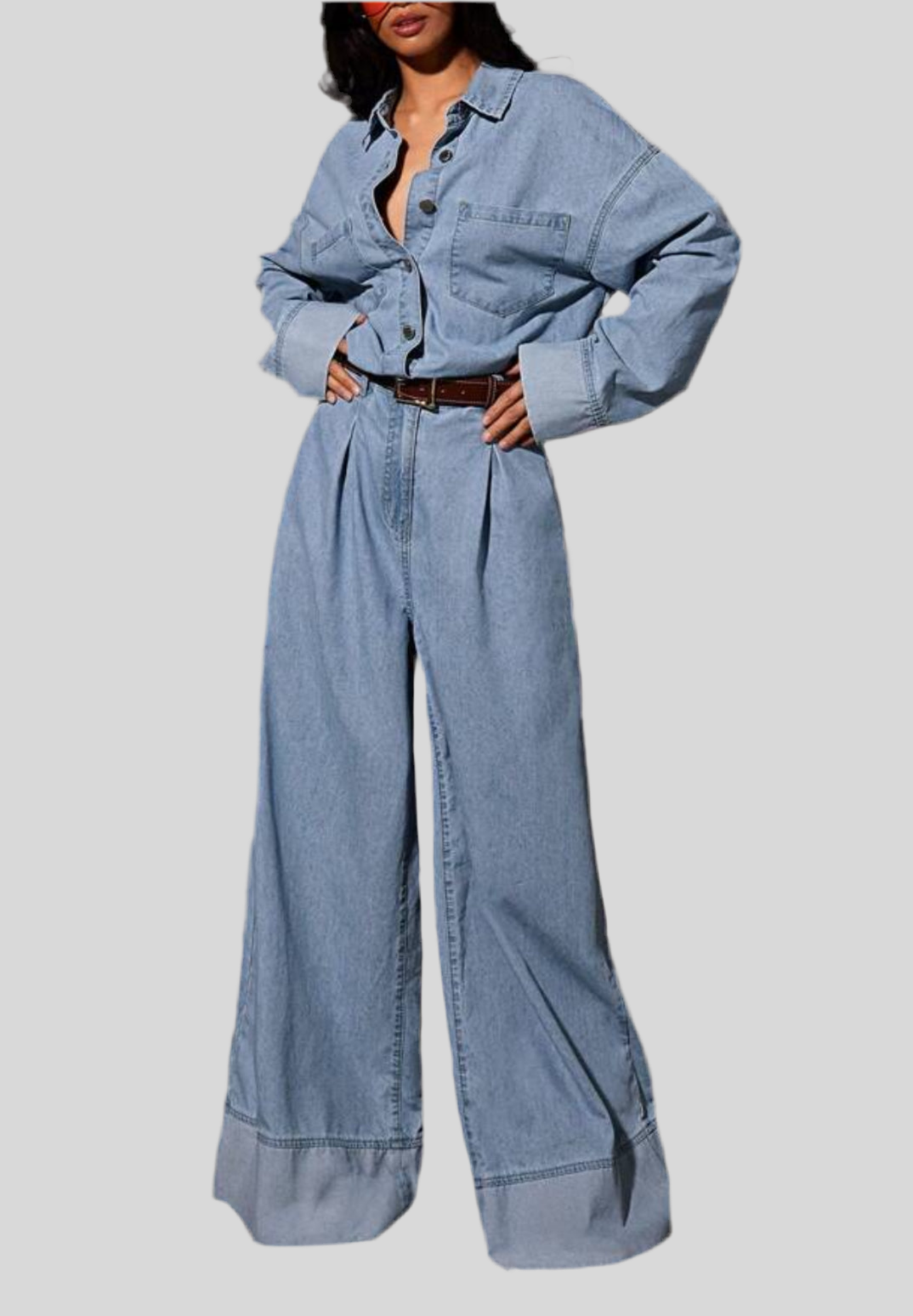 Oversized Denim Set