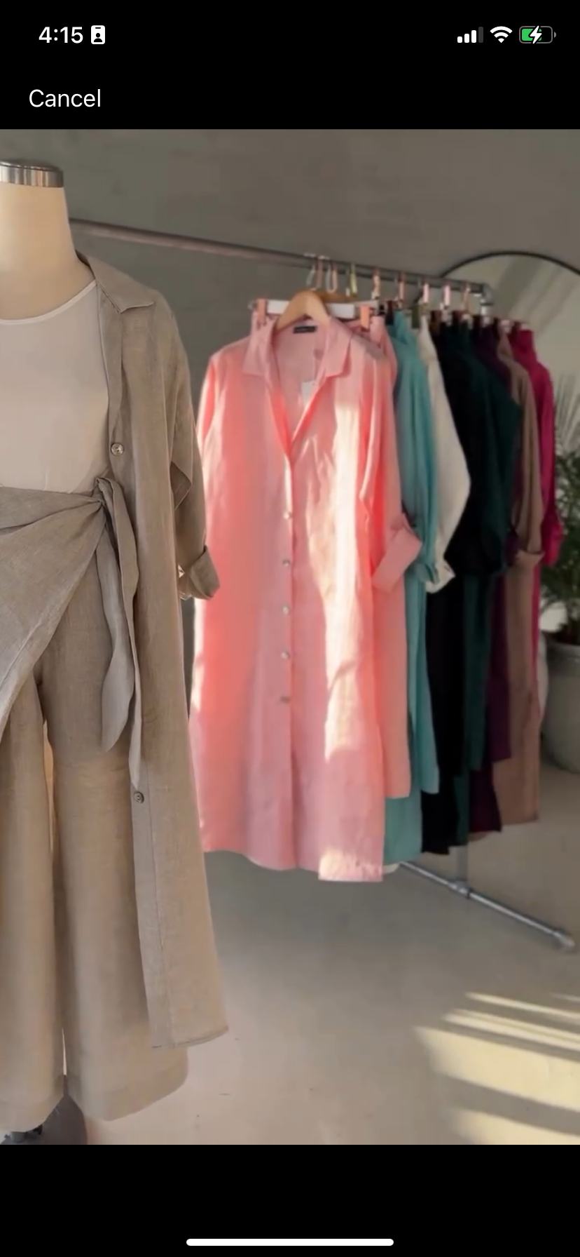 Cotton-linen blend co-ord sets