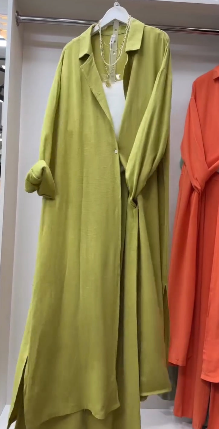 Oversized Shirt and Trouser Co-ord Set.