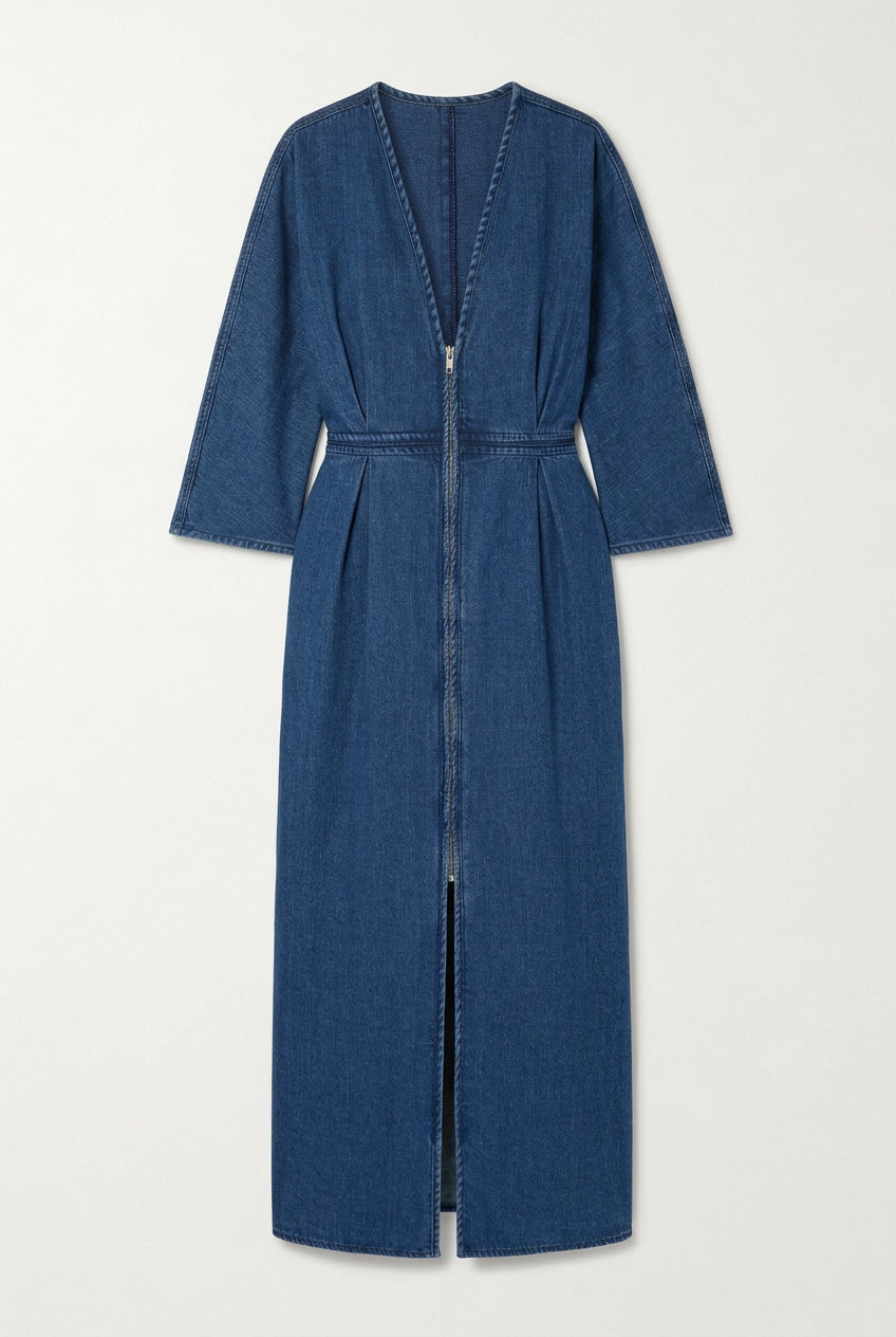 Exposed Zipper Dress