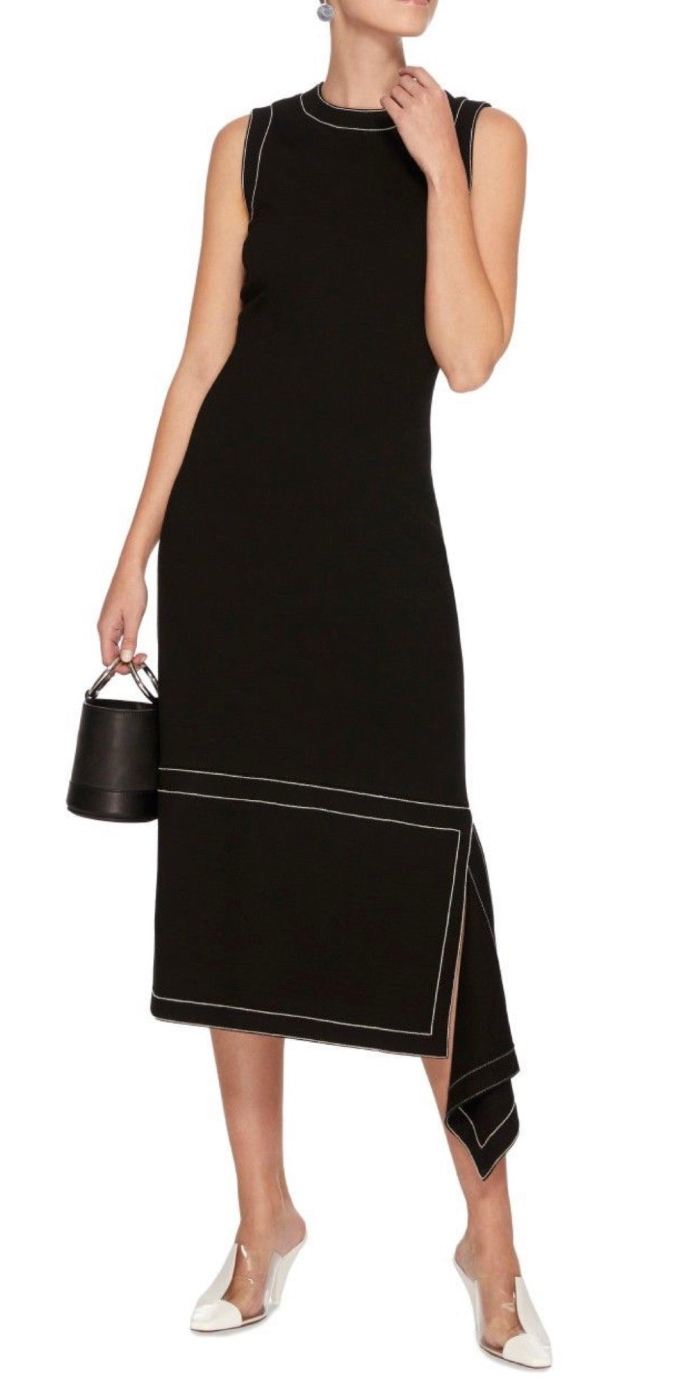 The Modern Minimalist: A Sleek and Stylish Asymmetrical Dress