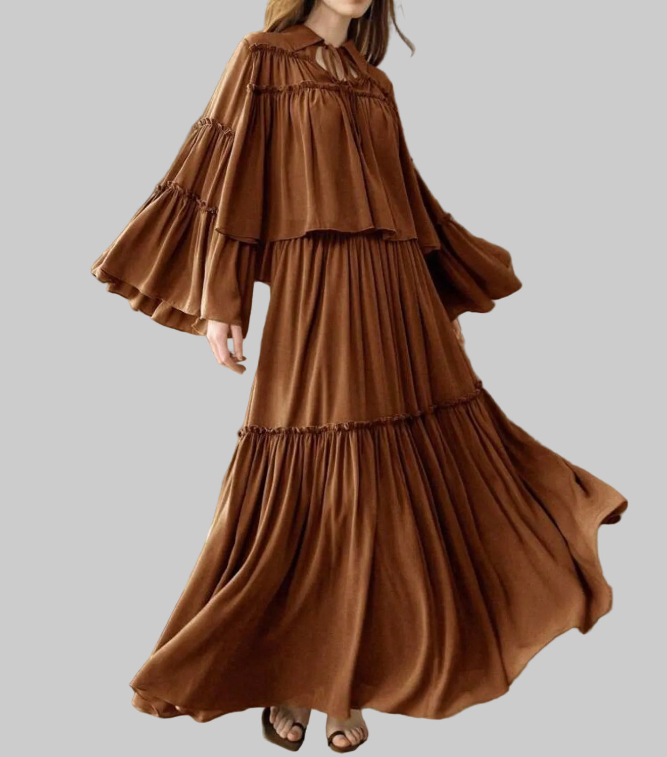 Bohemian Tiered Maxi Dress