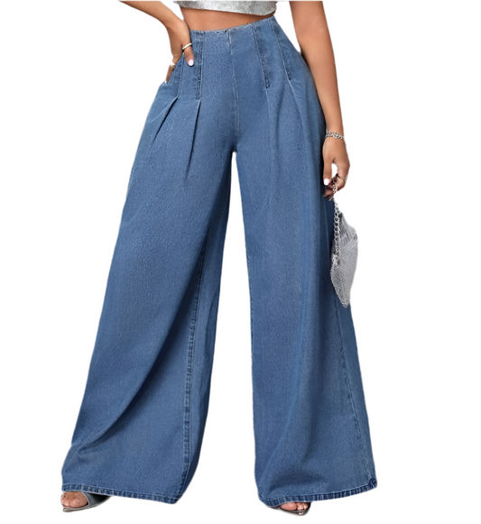 Own the spotlight with effortless denim chic pants.