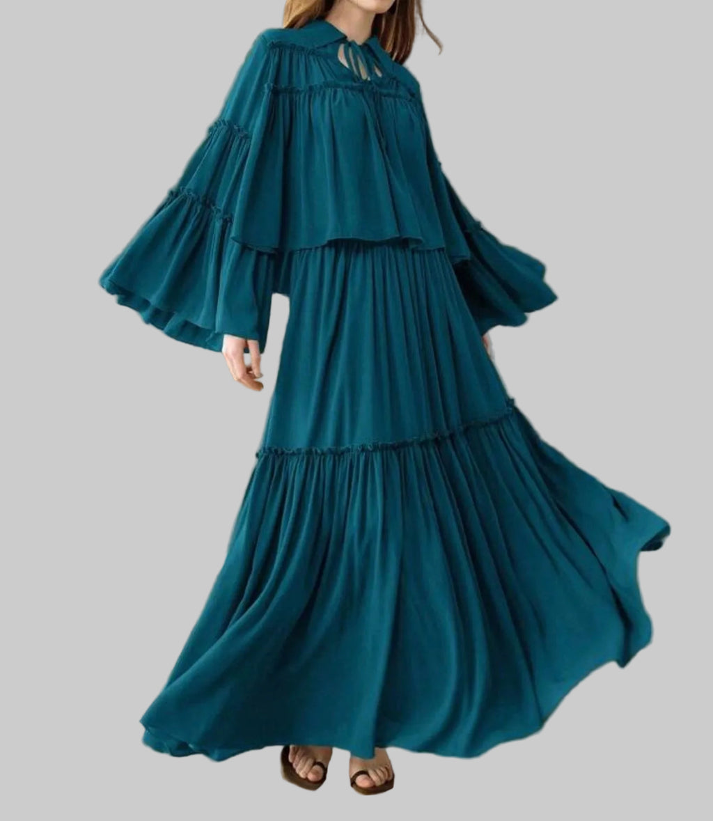 Bohemian Tiered Maxi Dress