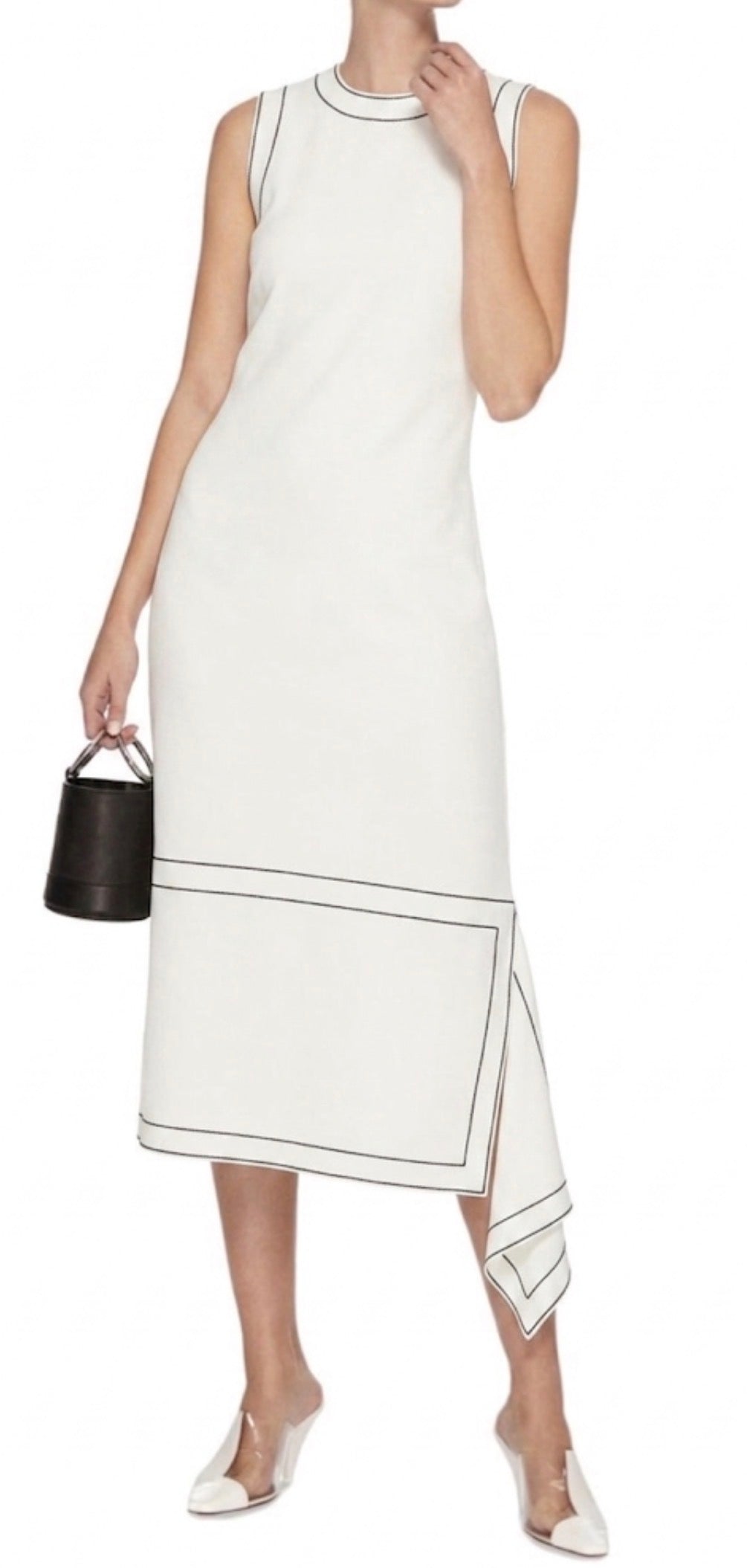 The Modern Minimalist: A Sleek and Stylish Asymmetrical Dress