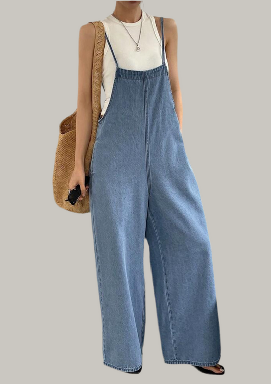 90s Baggy Denim Jumpsuit