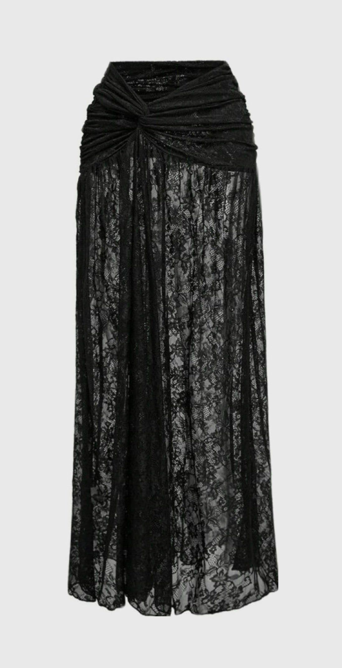 Black Lace Two-Piece Set
