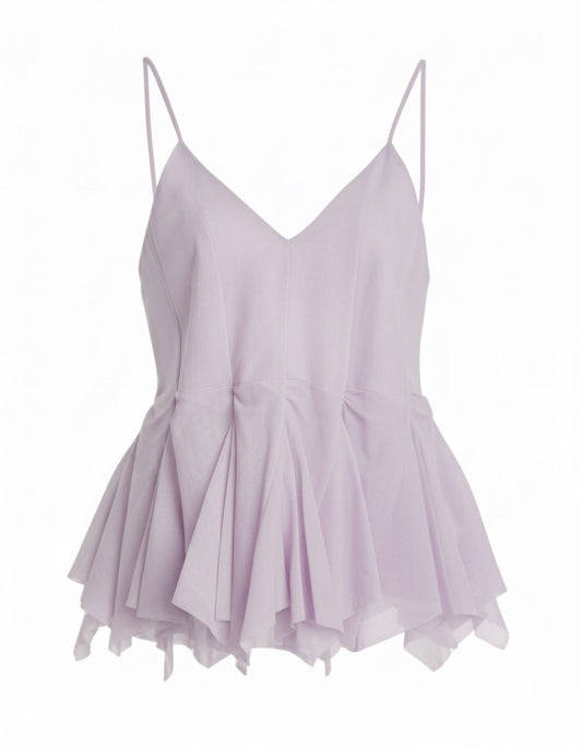 Ruffle peplum top