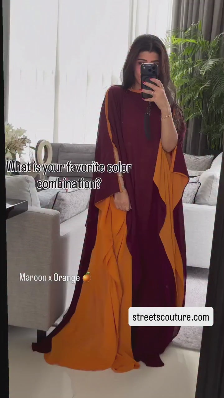 Luxury flowy kaftan for vacation